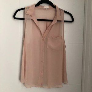 Sunday Best Sheer Button Up Blouse from Aritzia, Loose, Light & Flowy
